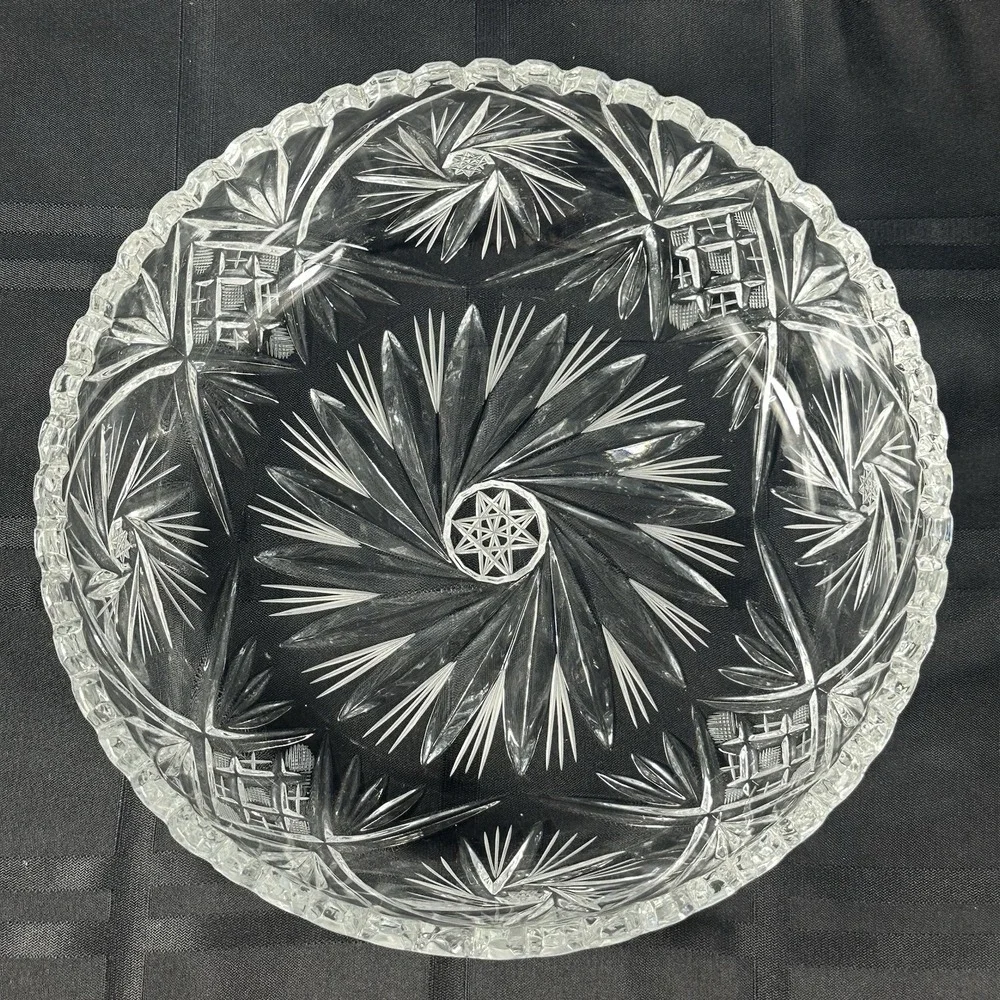 ABP‎ Cut Crystal Bowl 9.5